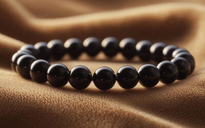Les vertus apaisantes du Bracelet Stabilite et Equilibre en Obsidienne Noire Naturelle